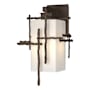 Hubbardton Forge Tura 16" Tall Outdoor Wall Sconce Coastal Bronze