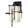 Hubbardton Forge Tura 16" Tall Outdoor Wall Sconce Coastal Black