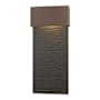 Hubbardton Forge Stratum 22" Tall LED Outdoor Wall Sconce Coastal Bronze / Coastal Black