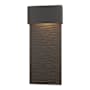 Hubbardton Forge Stratum 22" Tall LED Outdoor Wall Sconce Coastal Oil Rubbed Bronze / Oil Rubbed Bronze