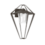 Hubbardton Forge Stellar 24" Tall Outdoor Wall Sconce Coastal Dark Smoke / Clear