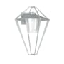 Hubbardton Forge Stellar 24" Tall Outdoor Wall Sconce Coastal Burnished Steel / Clear