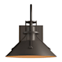 Hubbardton Forge Henry 11" Tall Outdoor Wall Sconce Coastal Dark Smoke
