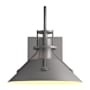Hubbardton Forge Henry 11" Tall Outdoor Wall Sconce Coastal Burnished Steel