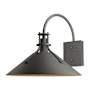 Hubbardton Forge Henry 13" Tall Outdoor Wall Sconce Coastal Natural Iron