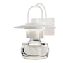 Hubbardton Forge Mason 16" Tall Outdoor Wall Sconce Coastal White / Clear
