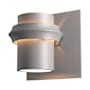Hubbardton Forge Twilight 9" Tall Outdoor Wall Sconce Coastal Burnished Steel