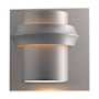 Hubbardton Forge Twilight 11" Tall Outdoor Wall Sconce Coastal Burnished Steel