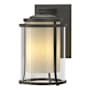 Hubbardton Forge Meridian 16" Tall Outdoor Wall Sconce Coastal Natural Iron / Seedy