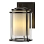 Hubbardton Forge Meridian 16" Tall Outdoor Wall Sconce Coastal Oil Rubbed Bronze