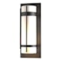 Hubbardton Forge Banded 26" Tall Outdoor Wall Sconce Coastal Oil Rubbed Bronze