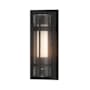 Hubbardton Forge Torch 12" Tall Outdoor Wall Sconce Coastal Black