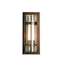 Hubbardton Forge Torch 12" Tall Outdoor Wall Sconce Coastal Bronze / Seedy
