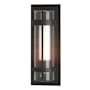 Hubbardton Forge Torch 26" Tall Outdoor Wall Sconce Coastal Black