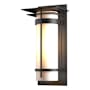 Hubbardton Forge Banded 20" Tall Outdoor Wall Sconce Coastal Oil Rubbed Bronze