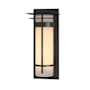 Hubbardton Forge Banded 26" Tall Outdoor Wall Sconce Coastal Oil Rubbed Bronze