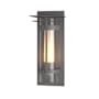 Hubbardton Forge Torch 16" Tall Outdoor Wall Sconce Coastal Burnished Steel / Seedy