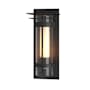 Hubbardton Forge Torch 20" Tall Outdoor Wall Sconce Coastal Black