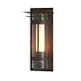 Hubbardton Forge Torch 20" Tall Outdoor Wall Sconce Coastal Bronze / Seedy