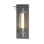 Hubbardton Forge Torch 20" Tall Outdoor Wall Sconce Coastal Burnished Steel / Seedy