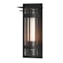 Hubbardton Forge Torch 26" Tall Outdoor Wall Sconce Coastal Black