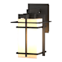 Hubbardton Forge Tourou 11" Tall Outdoor Wall Sconce Coastal Oil Rubbed Bronze