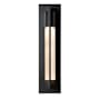 Hubbardton Forge Axis 19" Tall LED Outdoor Wall Sconce Coastal Black