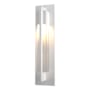 Hubbardton Forge Axis 19" Tall LED Outdoor Wall Sconce Coastal White / Clear