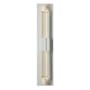 Hubbardton Forge Double Axis 2 Light 24" Tall LED Outdoor Wall Sconce with Customizable Glass Shade Coastal White