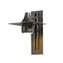 Hubbardton Forge Hood 16" Tall Outdoor Wall Sconce Coastal Bronze