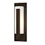 Hubbardton Forge Vertical Bar 15" Tall Outdoor Wall Sconce Coastal Oil Rubbed Bronze