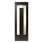 Hubbardton Forge Vertical Bar 19" Tall Outdoor Wall Sconce Coastal Oil Rubbed Bronze