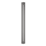Hubbardton Forge Gallery 2 Light 60" Tall Outdoor Wall Sconce Coastal Burnished Steel / White Acrylic