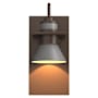 Hubbardton Forge Erlenmeyer 11" Tall Outdoor Wall Sconce Coastal Bronze / Coastal Burnished Steel