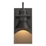 Hubbardton Forge Erlenmeyer 11" Tall Outdoor Wall Sconce Coastal Natural Iron / Oil Rubbed Bronze