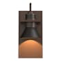 Hubbardton Forge Erlenmeyer 11" Tall Outdoor Wall Sconce Coastal Bronze / Oil Rubbed Bronze