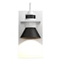 Hubbardton Forge Erlenmeyer 11" Tall Outdoor Wall Sconce Coastal White / Coastal Oil Rubbed Bronze