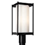 Hubbardton Forge Cela 19" Tall Post Light Coastal Black