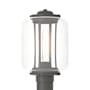 Hubbardton Forge Fairwinds 15" Tall Post Light Coastal Natural Iron