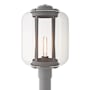 Hubbardton Forge Fairwinds 19" Tall Post Light Coastal Burnished Steel