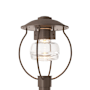 Hubbardton Forge Mason 17" Tall Post Light Coastal Bronze