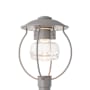 Hubbardton Forge Mason 17" Tall Post Light Coastal Burnished Steel