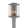 Hubbardton Forge Kingston 4 Light 20" Tall Post Light Coastal Burnished Steel / Soft Gold