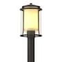 Hubbardton Forge Meridian 14" Tall Post Light Coastal Natural Iron / Seedy