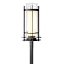 Hubbardton Forge Torch 22" Tall Post Light Coastal Black