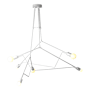 Hubbardton Forge Divergence 6 Light 55" Wide Outdoor Abstract Multi Light Pendant Coastal White