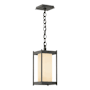Hubbardton Forge Cela 7" Wide Outdoor Mini Pendant Coastal Natural Iron / Opal