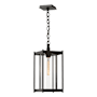 Hubbardton Forge Cela 8" Wide Outdoor Mini Pendant Coastal Oil Rubbed Bronze / Clear