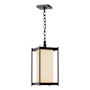 Hubbardton Forge Cela 8" Wide Outdoor Mini Pendant Coastal Bronze / Opal