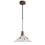 Hubbardton Forge Henry 15" Wide Outdoor Pendant Coastal Bronze / Clear